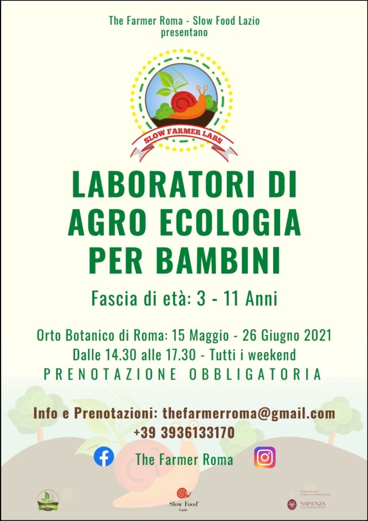 orto botanico roma slow food